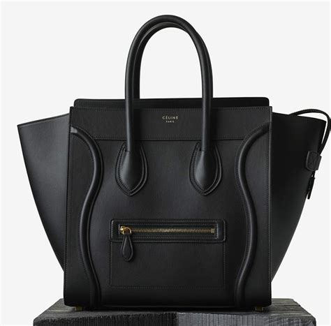 authentic celine mini luggage|celine shoulder luggage tote price.